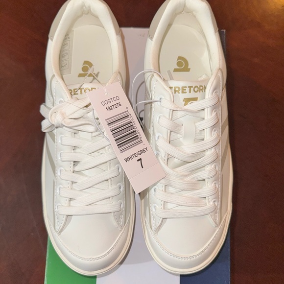 Tretorn Shoes - Tretorn White and Gray Sneakers